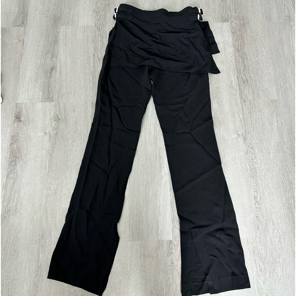 cute pants with skirt included Zara size m black